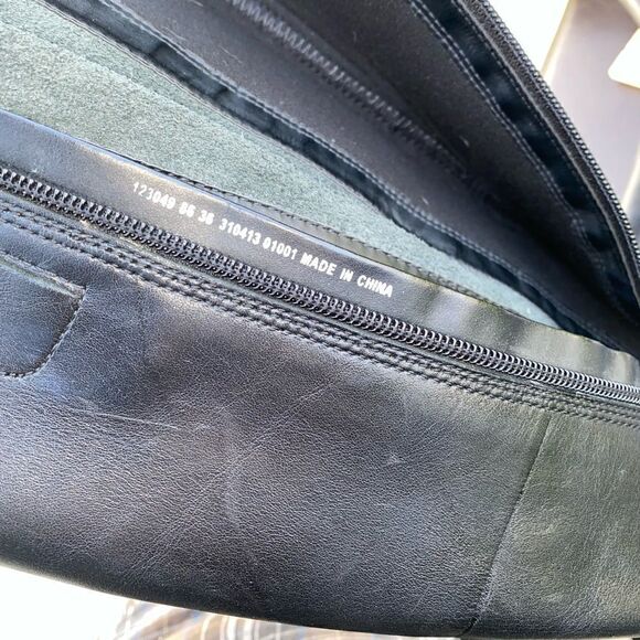 ECCO "Saunter" GTX Tall Riding Water Proof ZIP Leather Boot Black Size 5.5/36EU - Picture 7 of 11